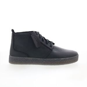 Clarks Mens Streethill Mid Black Boots (NWT)